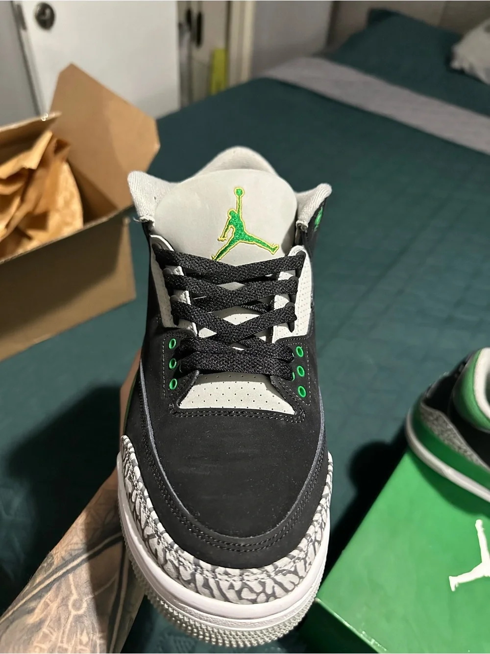 Jordan 3 Pine Green